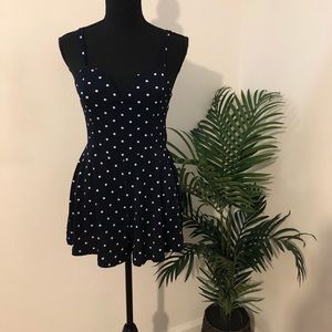 Polka dot romper